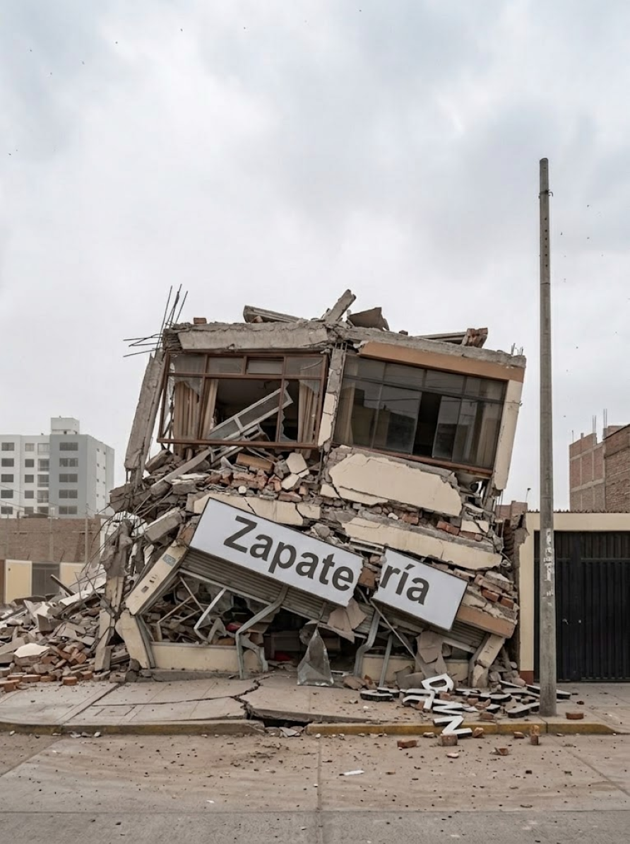 Inmueble colapsado
